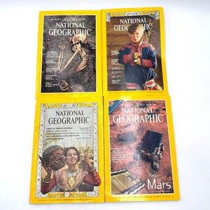 National Geographic Magazines Lot‎ 4 Oct 1964 August 1998 Sept 1977 May 1994
